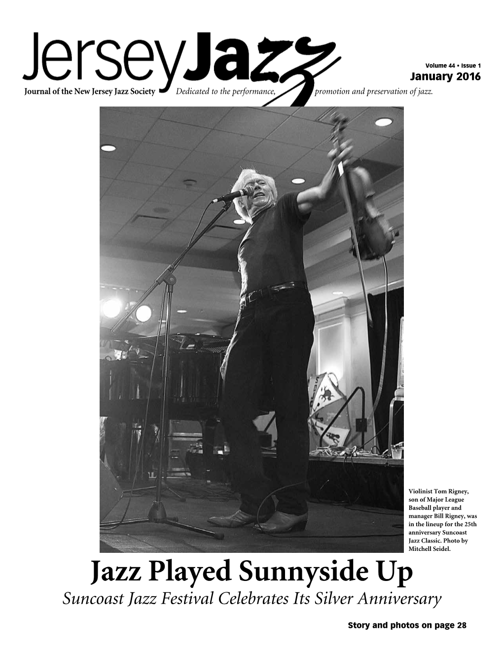 Jazz Played Sunnyside up Suncoast Jazz Festival Celebrates Its Silver Anniversary