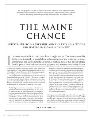 The Maine Chance
