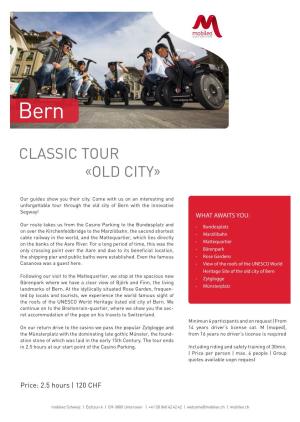 Classic Tour «Old City»