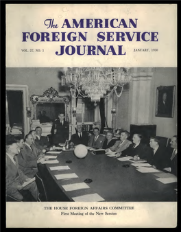 The Foreign Service Journal, January 1950
