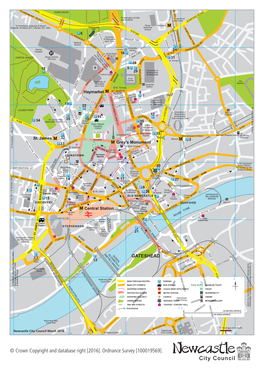 Map of Car Parks in the City Centre