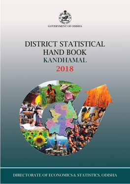 District Statistical Hand Book, Kandhamal, 2018