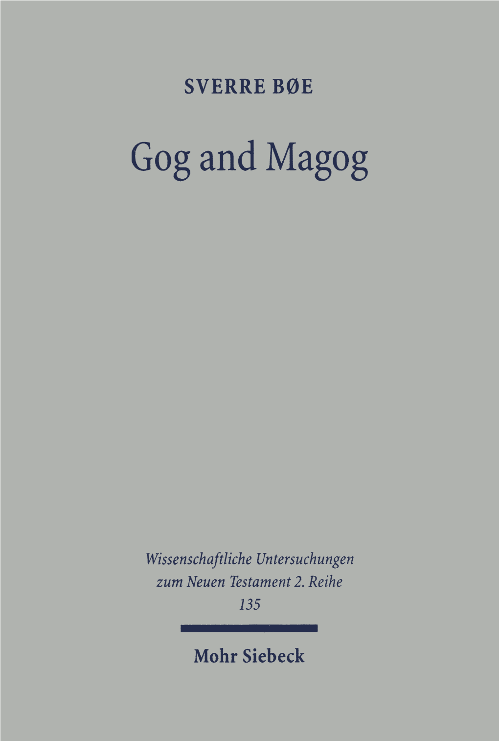 Gog and Magog. Ezekiel 38-39 As Pre-Text for Revelation 19,17-21 and 20