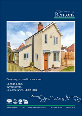 London Lane, Wymeswold, Leicestershire, LE12 6UB