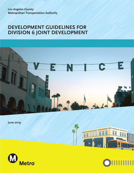 Development Guidelines for Division 6 Joint Development