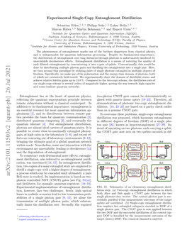 Arxiv:2101.11503V2 [Quant-Ph] 26 Jul 2021 Bell State Is Reached