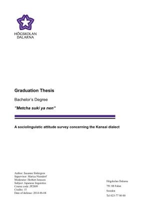 Graduation Thesis