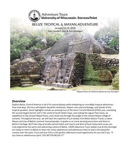 Belize Tropical & Mayan Adventure