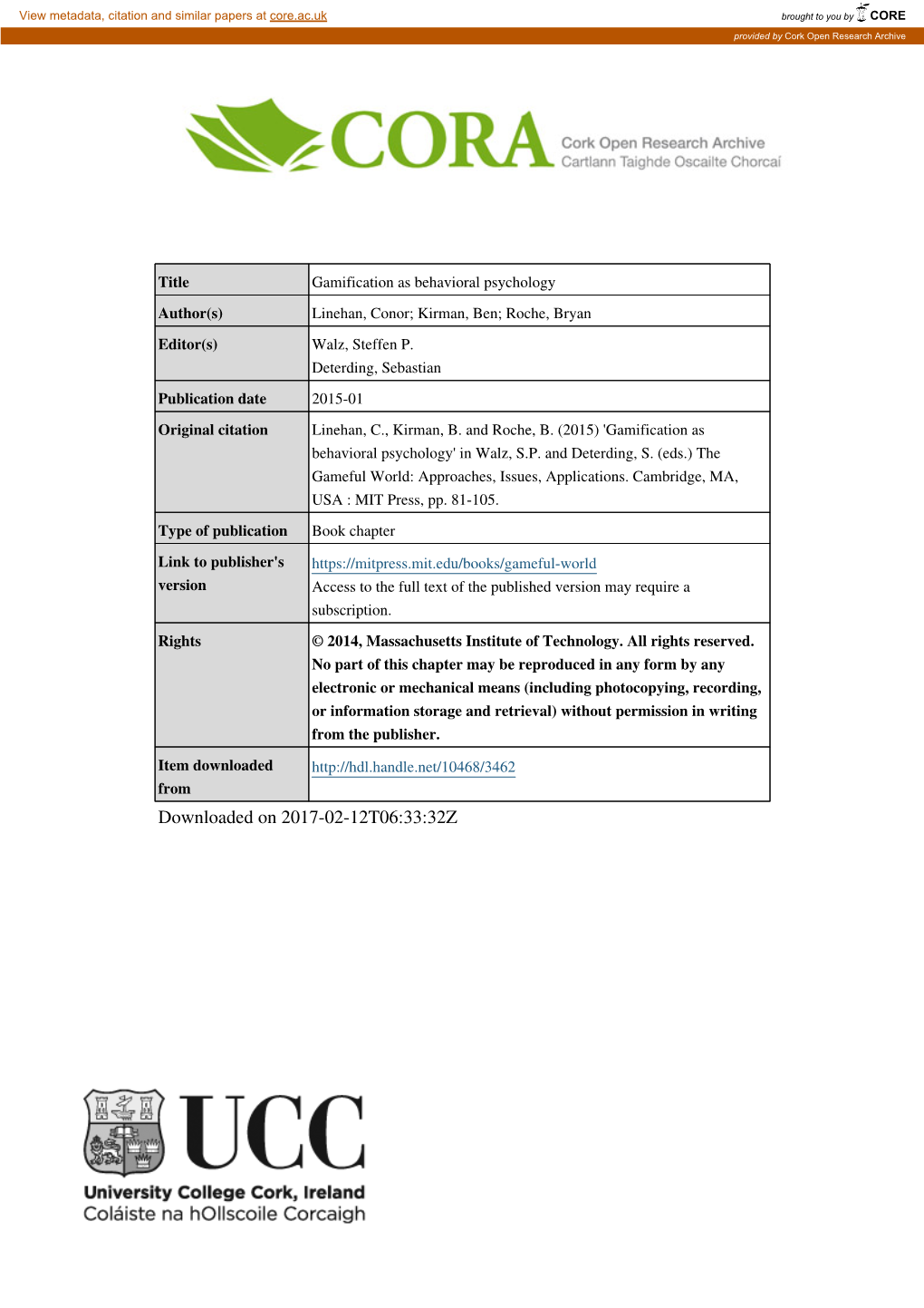 Downloaded on 2017-02-12T06:33:32Z PROPERTY of the MIT PRESS for PROOFREADING, INDEXING, and PROMOTIONAL PURPOSES ONLY