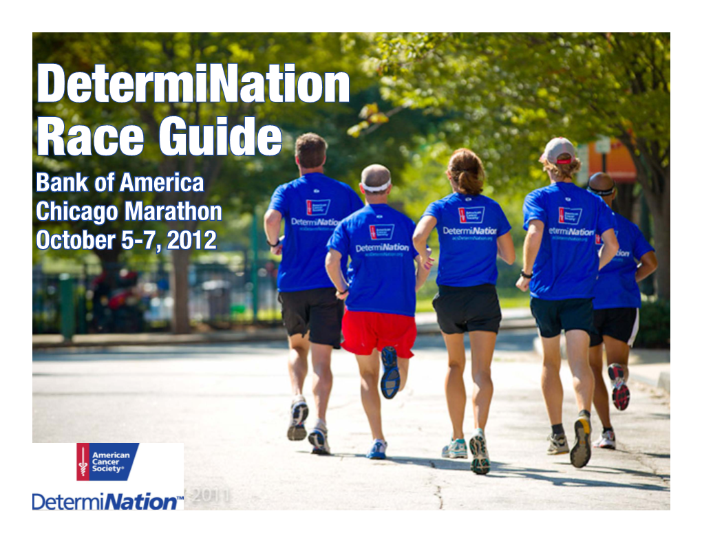 Chicago Marathon Participant Guide