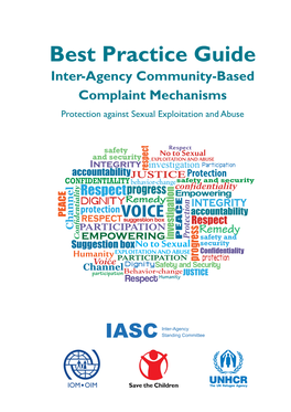 Best Practice Guide: Inter-Agency Community-Based Complaint Mechanisms Xi