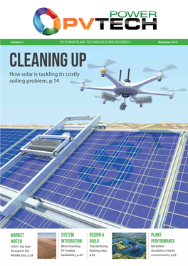 Cleaning up How Solar Is Tackling Its Costly Soiling Problem, P.14 PV TECH POWER PV TECH Vol
