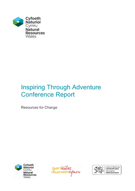 Inspiring Through Adventure Conference Report