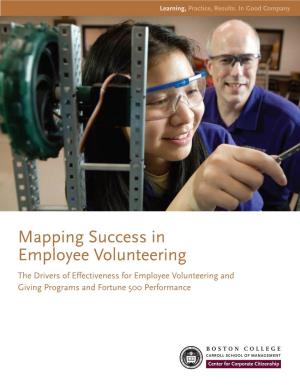 Mapping Success in Employee Volunteering