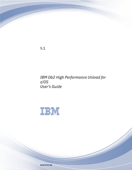 IBM Db2 High Performance Unload for Z/OS User's Guide