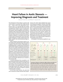 Heart Failure in Aortic Stenosis — Improving Diagnosis and Treatment Michael R
