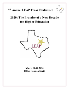 7Th Annual LEAP Texas Conference