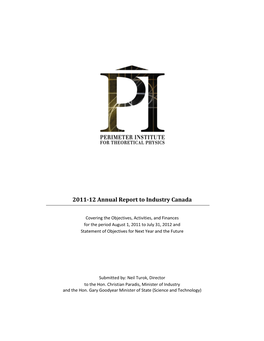 2011-12 Annual Report to Industry Canada