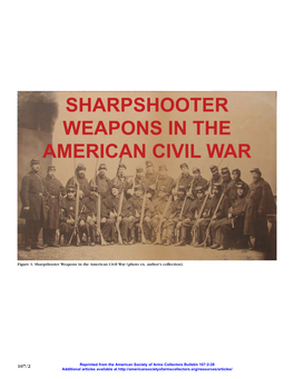 Figure 1. Sharpshooter Weapons in the American Civil War (Photo Ex