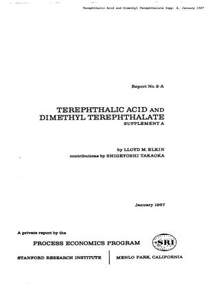 Terephthalic Acid & Dimethyl Terephthalate