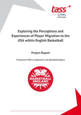 Exploring the Perceptions and Experiences of Player Migration to the USA Within English Basketball