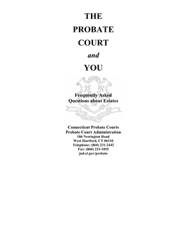 Probate Court And