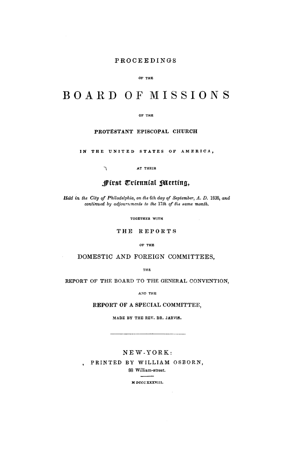 Board of Missions