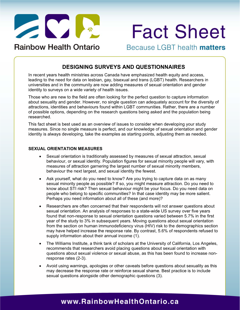 Rho Fact Sheet: Supporting Gender Independent Children and Their Families