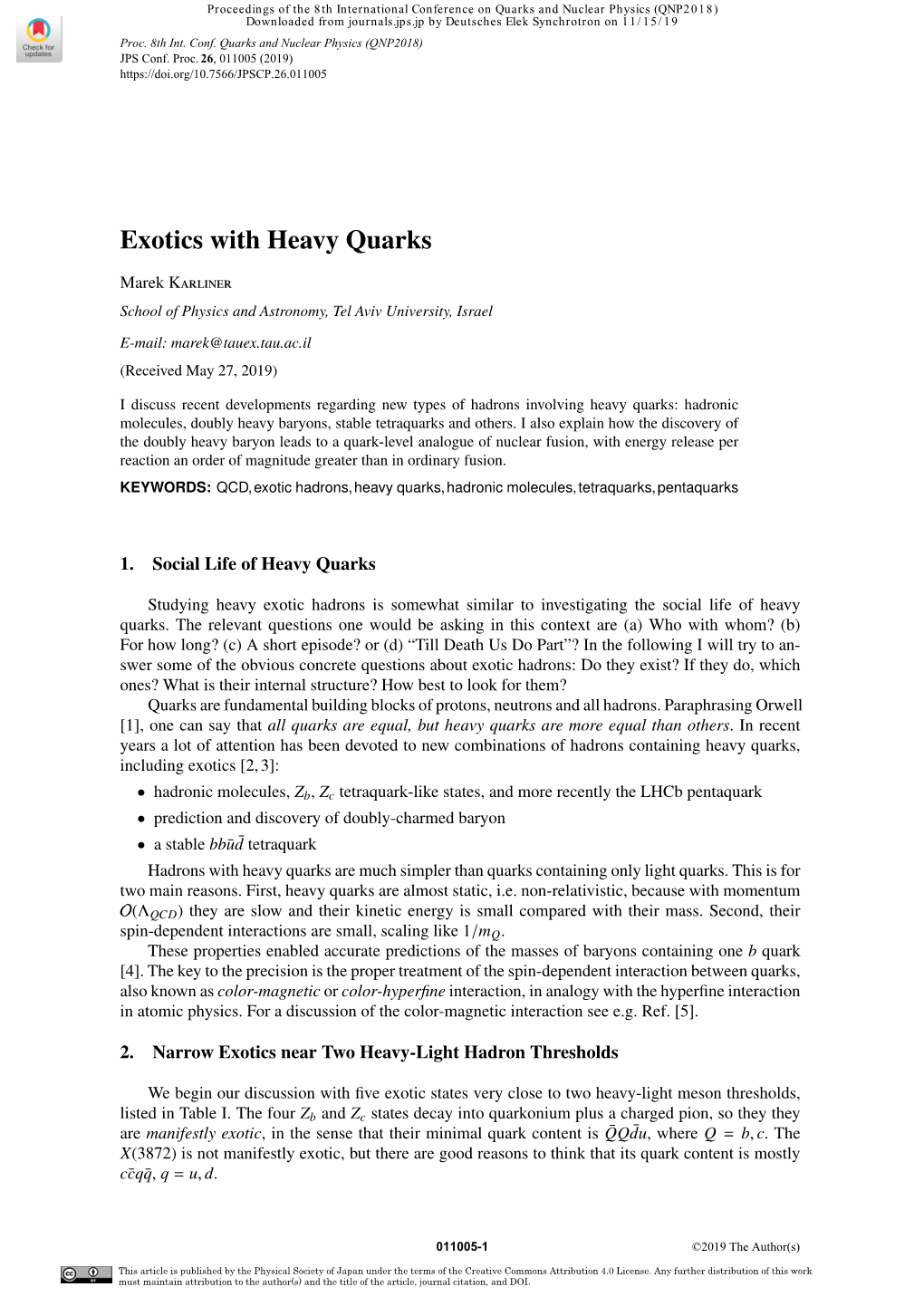 Exotics with Heavy Quarks