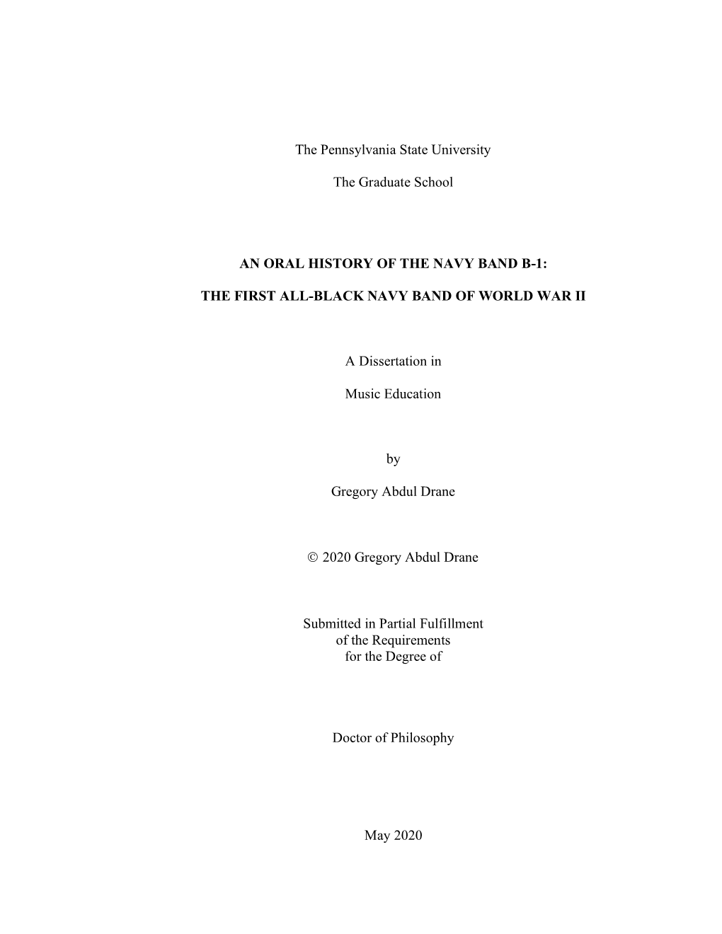 Open Drane Dissertation.Pdf