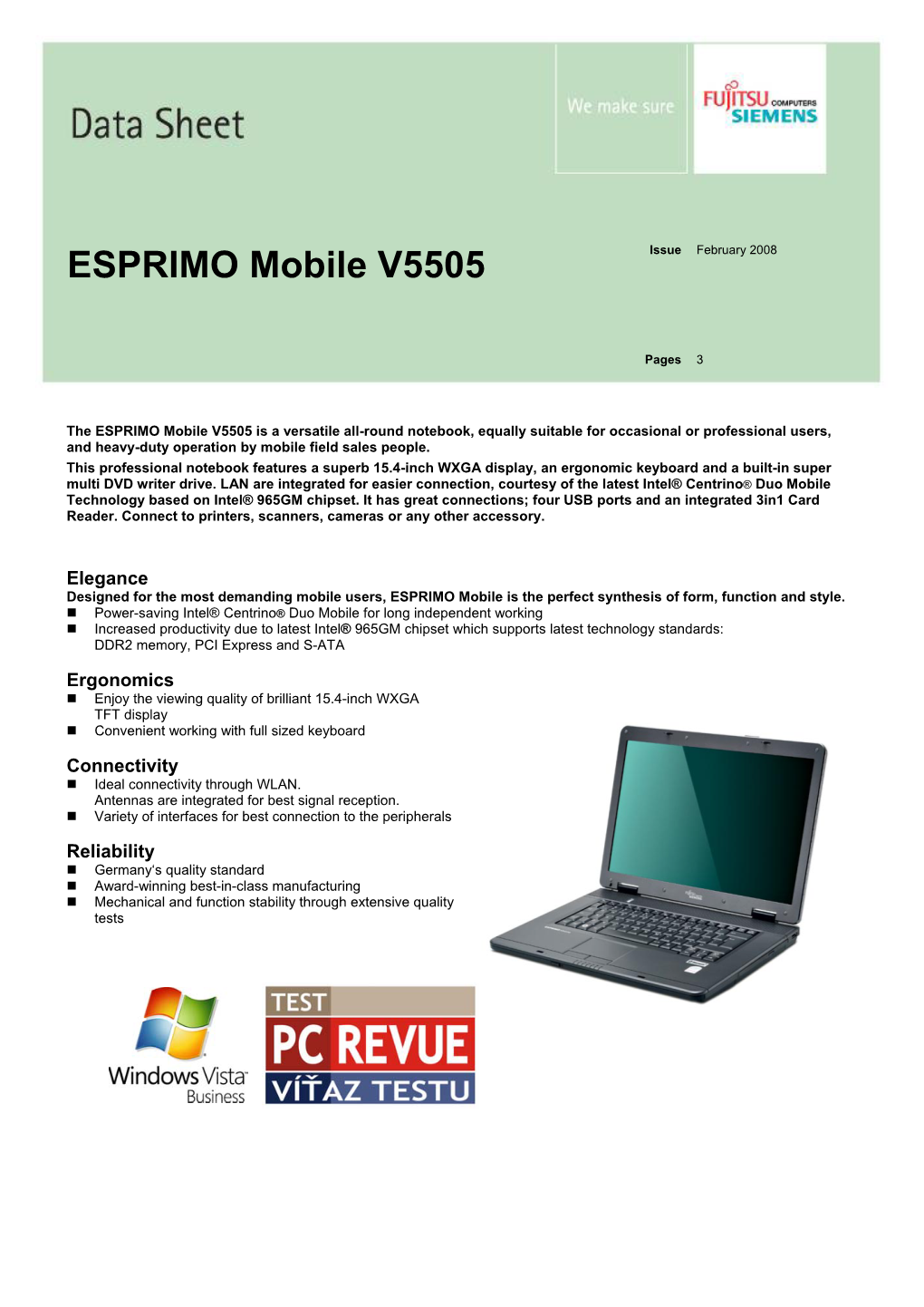 ESPRIMO Mobile V5505
