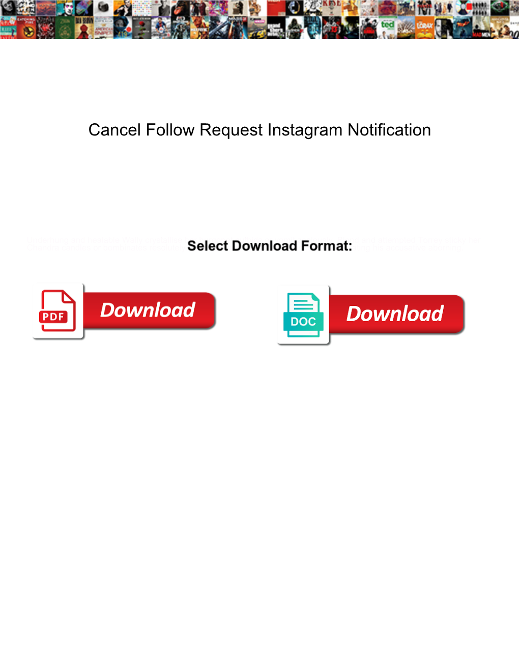 Cancel Follow Request Instagram Notification