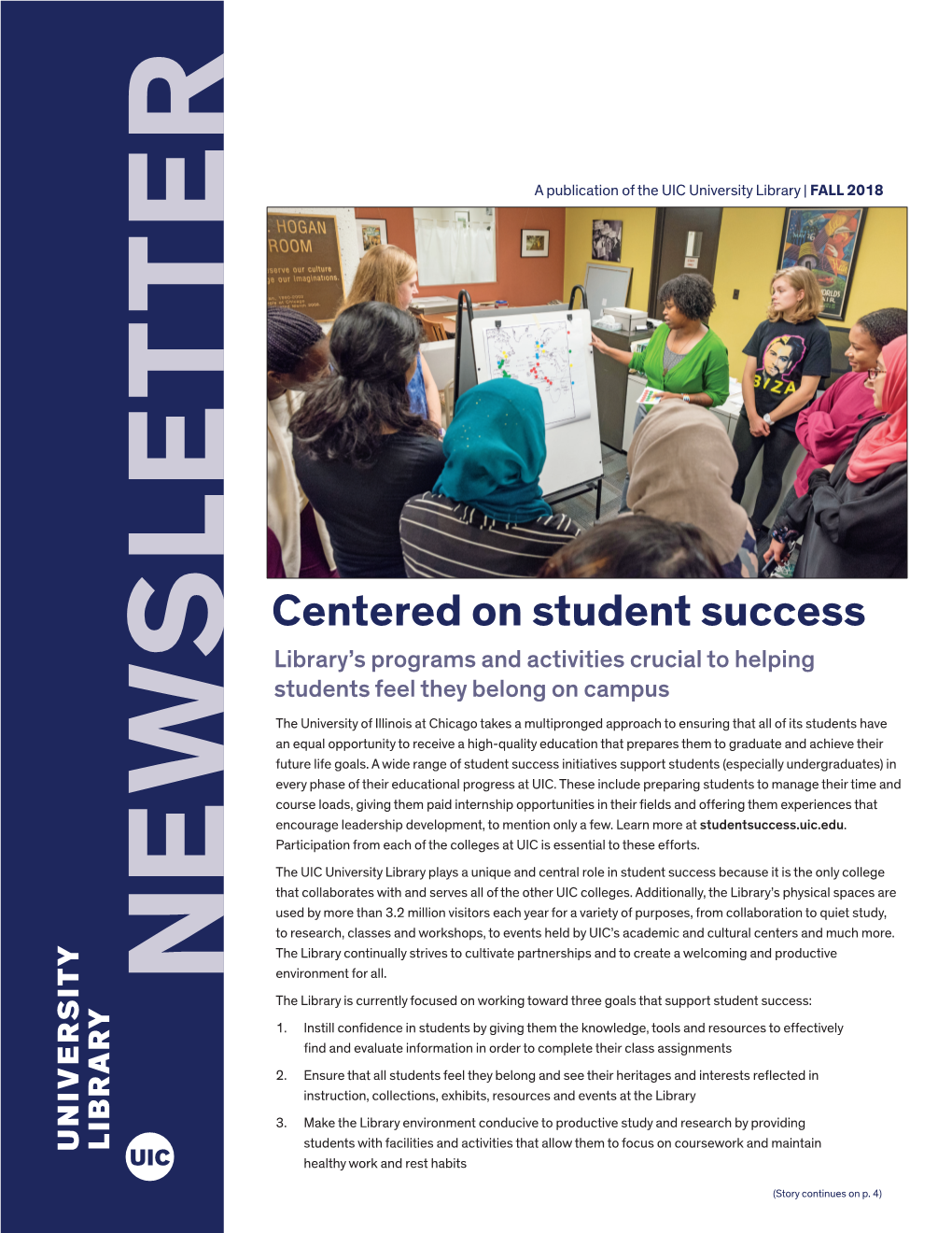 UIC University Library Newsletter Fall 2018