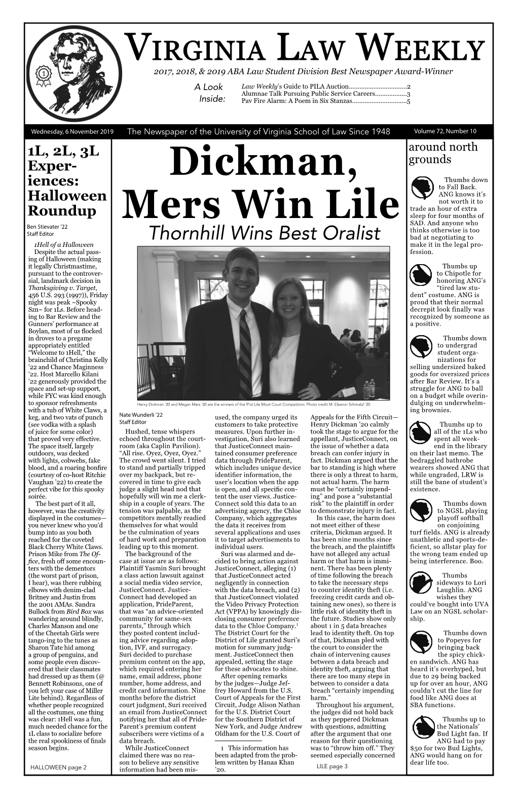 Dickman, Mers Win Lile