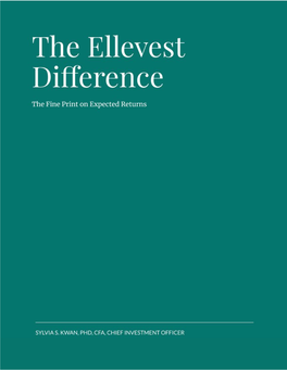 The Ellevest Difference: the Fine Print on Expected Returns 2