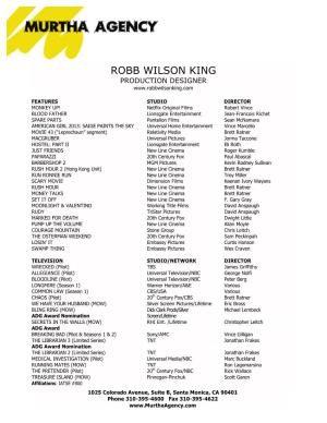 King Robb Wilson