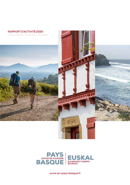 Rapport D'activité 2020 Office De Tourisme Pays Basque