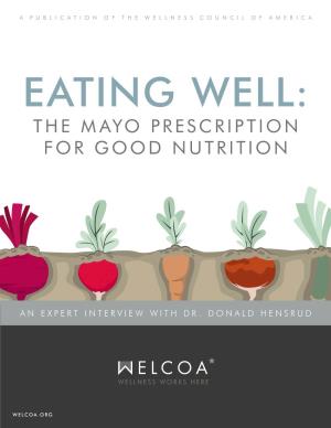 The Mayo Prescription for Good Nutrition