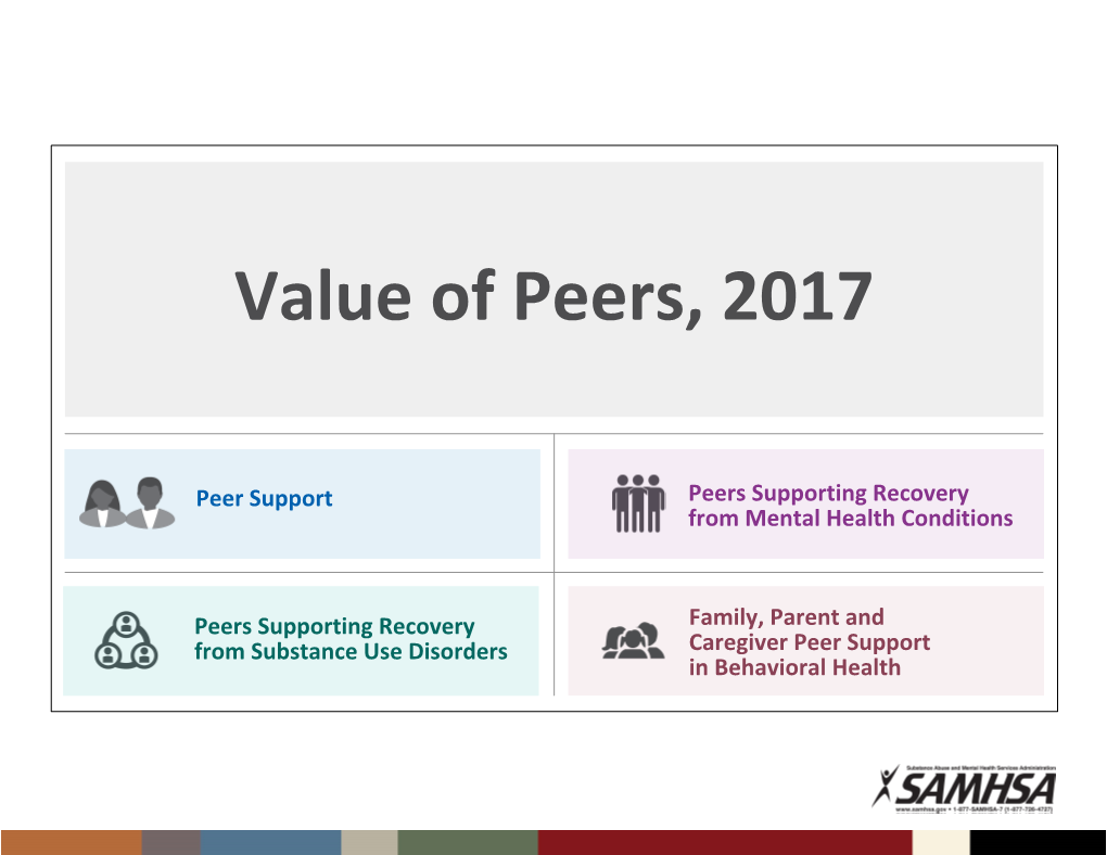 Value of Peers, 2017