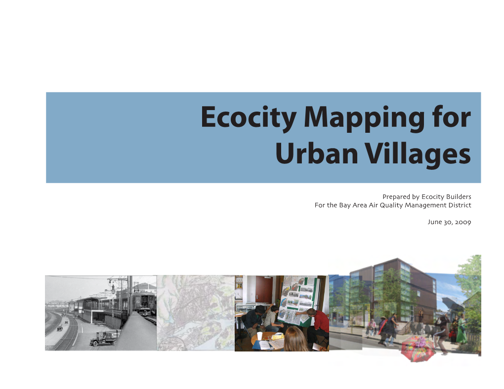 Ecocity Mapping for Urban Villages