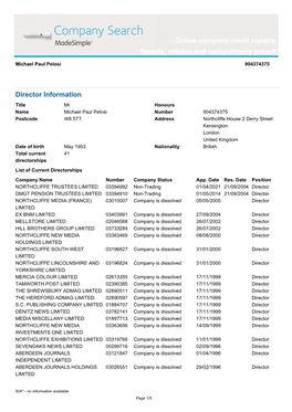 Online Company Credit Reports. Speedy, Reliable and Competitively Priced!