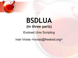BSDLUA Slides (Application/Pdf