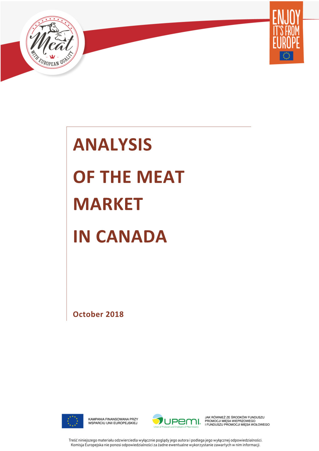 Analysis of the Meat Market in Canada