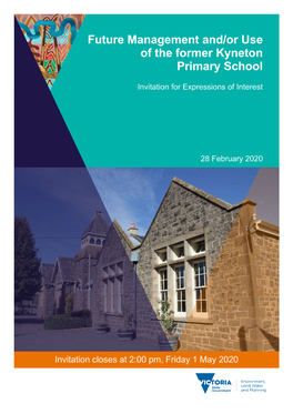 Future Management And/Or Use of the Former Kyneton Primary School