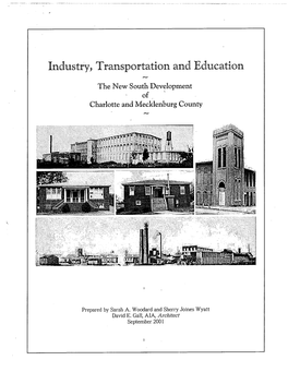 Industry, Transportation and Education
