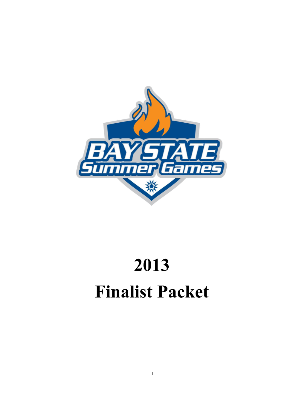 2013 Finalist Packet