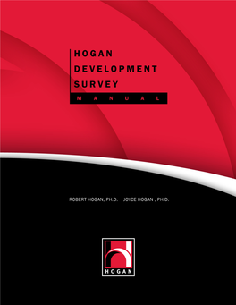 Hogan Development Survey Manual