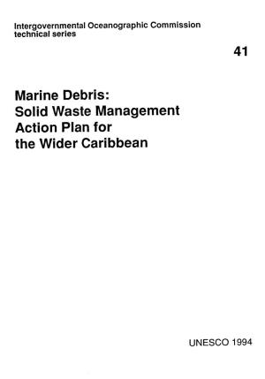 Solid Waste Management Action Plan for the Wider Caribbean