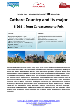 Cathare Country and Its Major