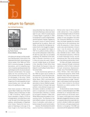 Fanon by Michael Burawoy